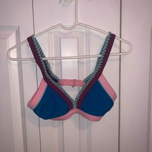 Knitted bikini top